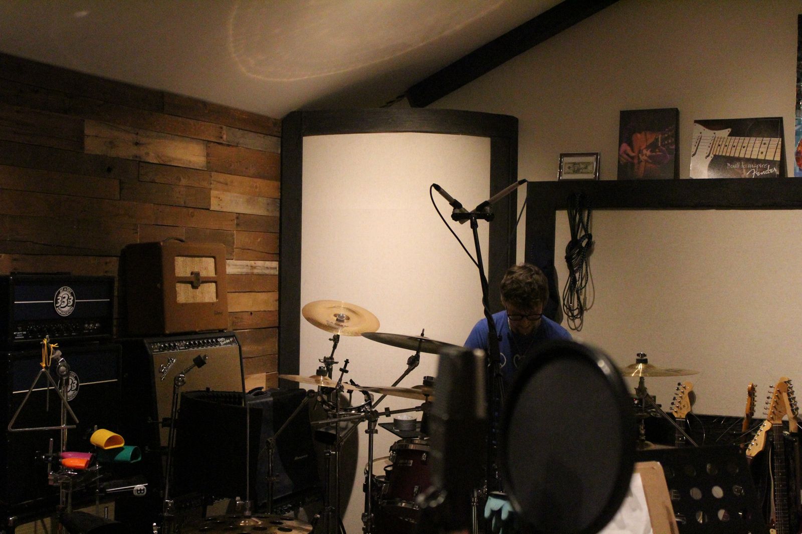 Drums in the studio